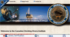 Desktop Screenshot of canadianworkingdivers.com