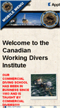 Mobile Screenshot of canadianworkingdivers.com